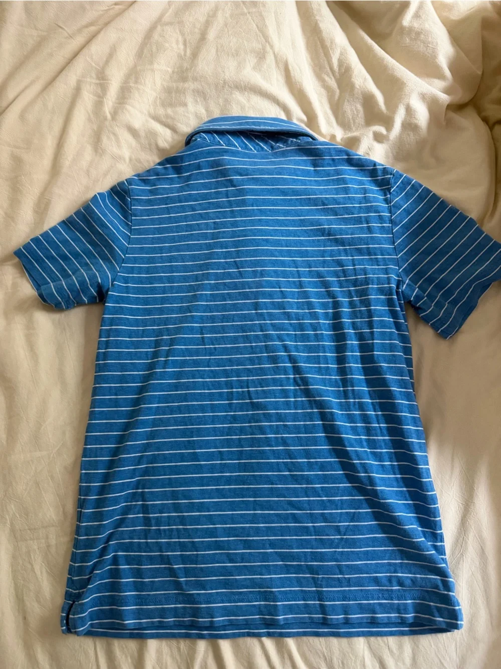 Vineyard Vines Kids Blue & White Striped Polo Shirt